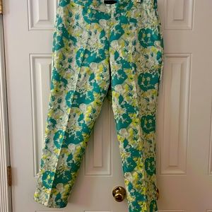 TALBOTS HERITAGE JACQUARD PANTS SIZE 12